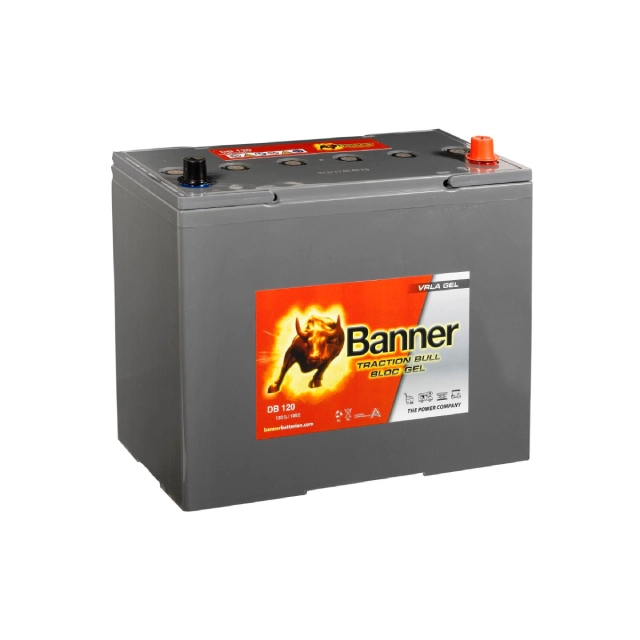Banner Dry Bull DB 120 12V zselés trakciós akkumulátor