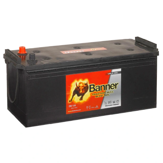 Banner Dry Bull DB 125 12V zselés trakciós akkumulátor