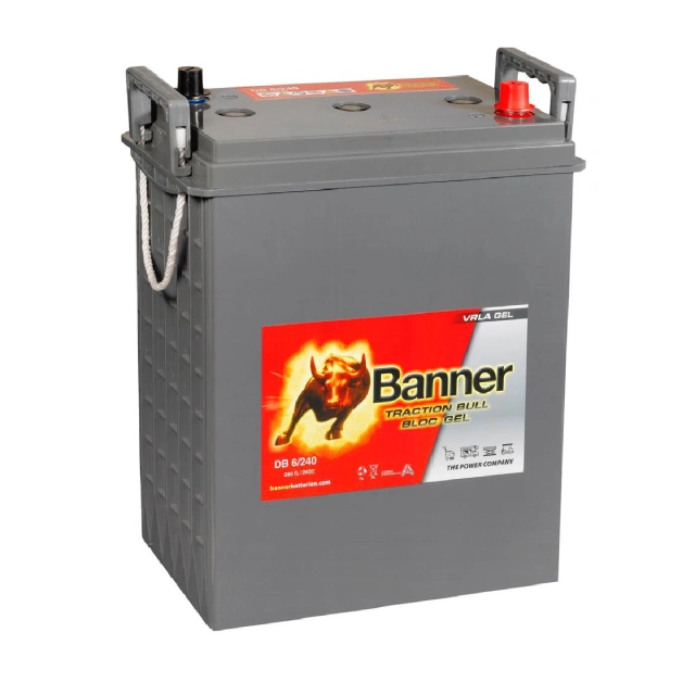 Banner Dry Bull DB 240 6V zselés trakciós akkumulátor