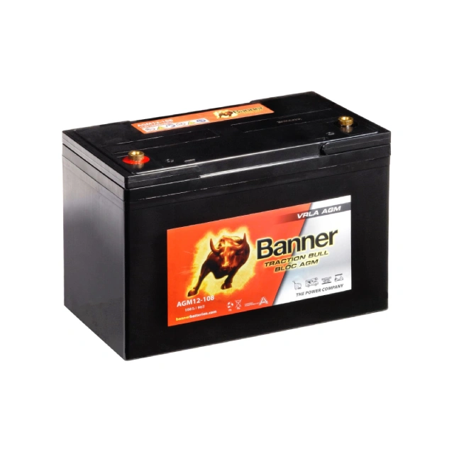 Banner Traction Bull Bloc AGM 12V 108Ah trakciós akkumulátor