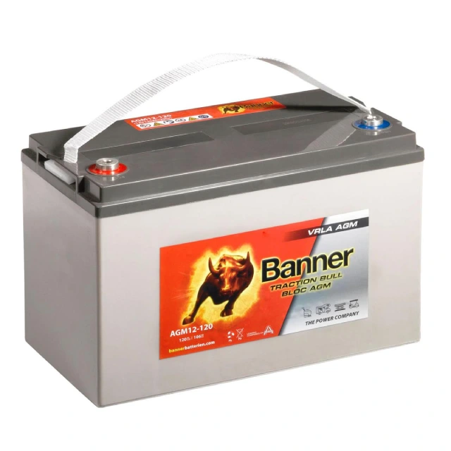 Banner Traction Bull Bloc AGM 12V 120Ah trakciós akkumulátor