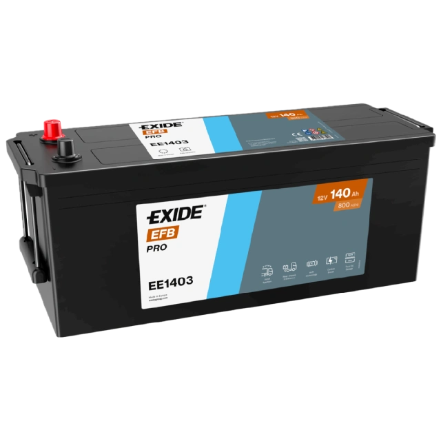EXIDE EE1403 EFB PRO StrongPRO 12V 140Ah
