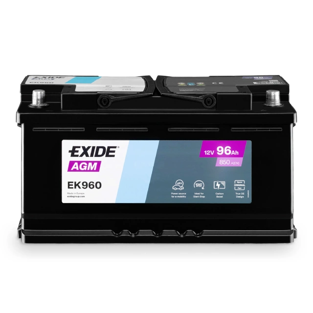 EXIDE AGM start-stop autóakkumulátor
