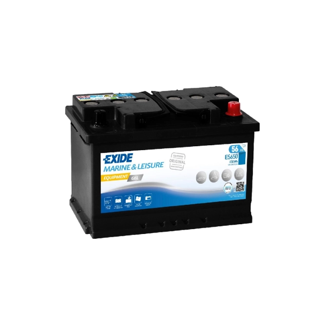 EXIDE ES650 12V 56Ah GEL akkumulátor