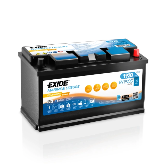 EXIDE EV1920S 12V 150Ah LFP Marine