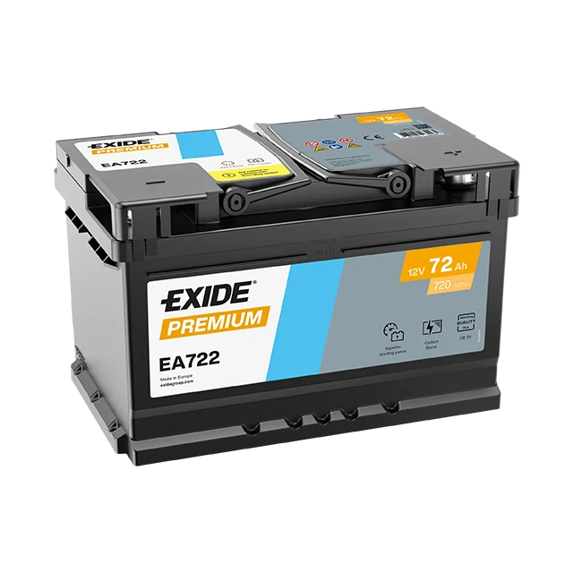 EXIDE EA722 12V 72Ah