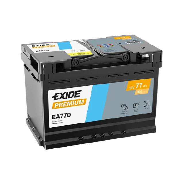 EXIDE EA770 12V 77Ah