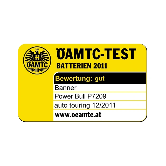 ÖAMTC autóklub Power Bull akkumulátor teszt eredménye